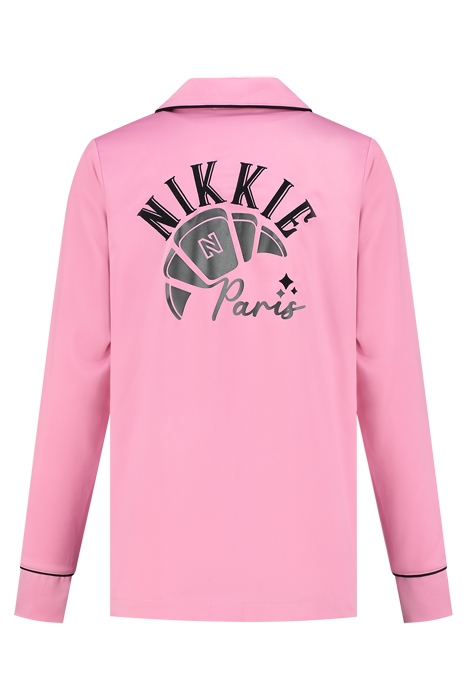 PARIS BLOUSE BUBBLE GUM 2