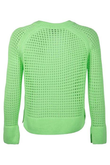 PALOMA CREW NECK BRIGHT GREEN 2