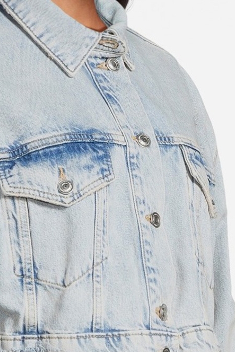 CONA CROPPED JACKET LIGHT INDIGO 4