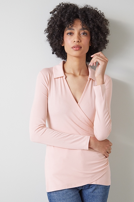 SASKIA LONG-SLEEVED TOP PINK 1