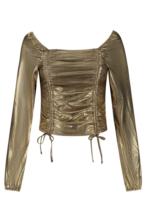 FOIL DOT TOP BLACK/GOLD 1