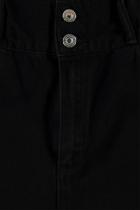 HAILEY DENIM SHORTS WASHED BLACK 3