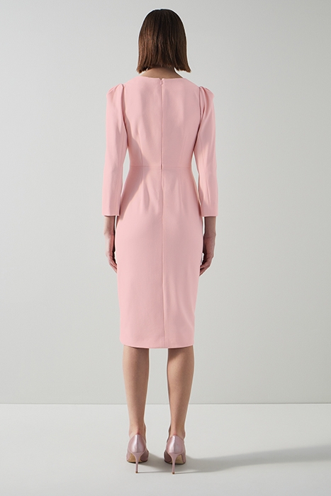 NICOLA MIDI DRESS LIGHT PINK 2