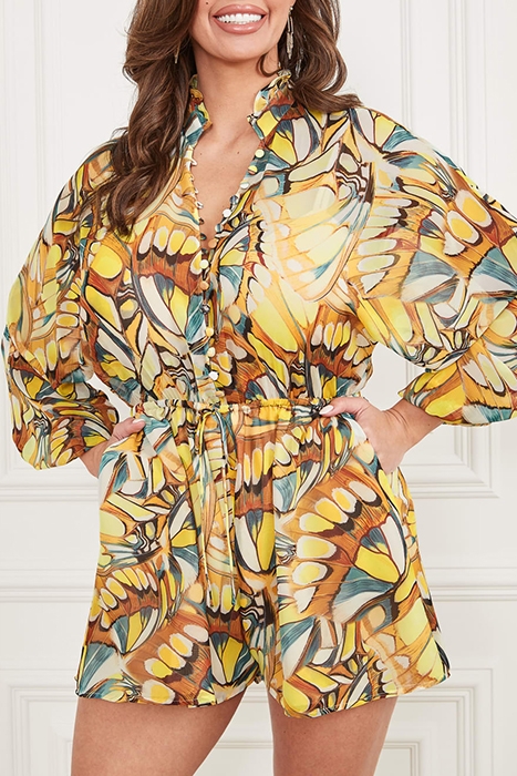 VIVIENNE PRINTED ROM GOLDEN WING ROMPER PRINT 4
