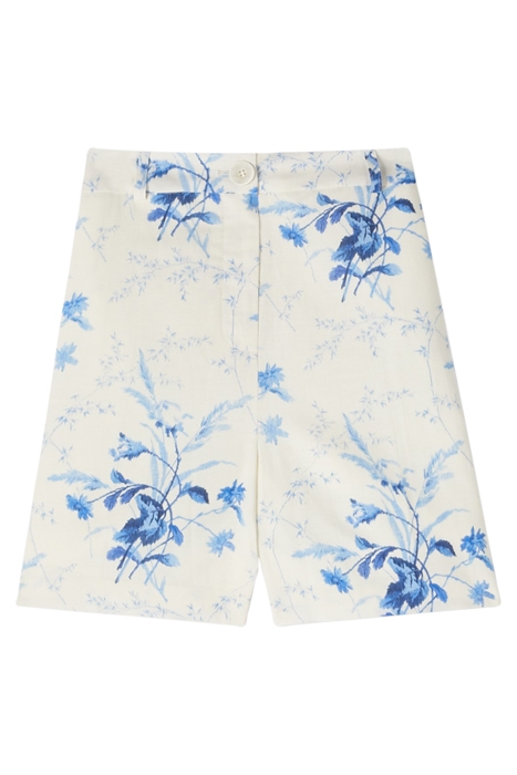 FLEUR BLUE/CREAM SHORTS BLUE/CREAM 4