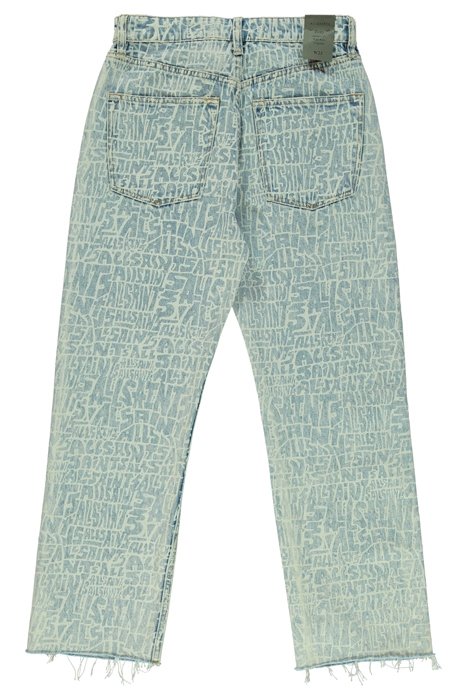 ZOEY PRINTED JEAN INDIGO BLUE 2