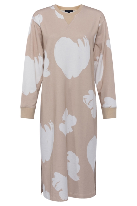 PERI AIMEE JERSEY DRESS CEMENT MULTI 5