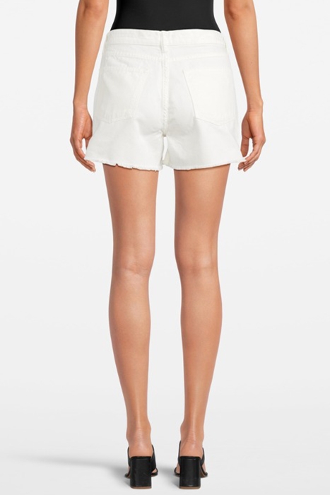 YAZI DENIM SHORTS WHITE 2