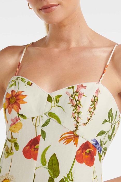 VAYDA STRAP MIDI SUN DRESS HILDEN FLORAL 4