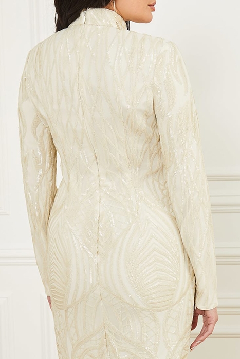 ROARING SEQUINS SANDY SHORE MINI DRESS MULTI 4