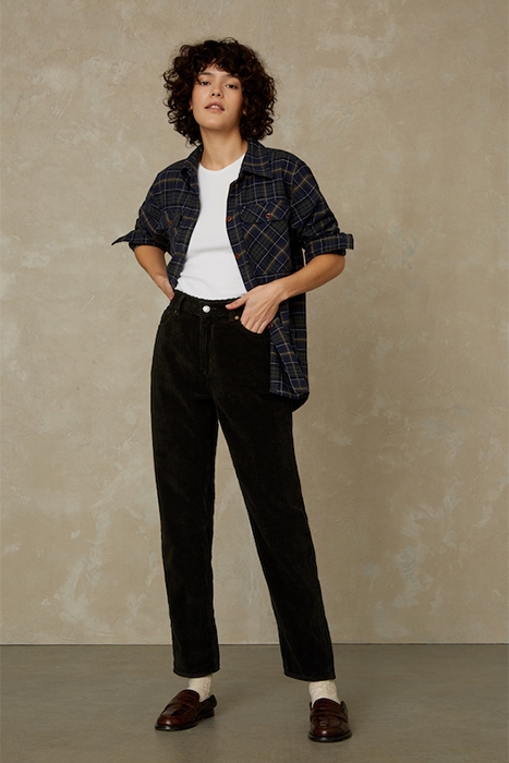 CAROLINE CROPPED DEEP FOREST CORD 2