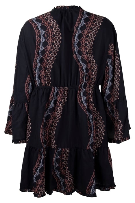 ADELLA LETICIA DRESS BLACK MULTI 2