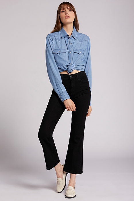 THE BOULEVARD MID RISE CROP BOOTCUT OBSIDIAN 3