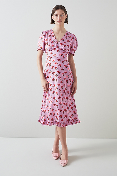 ELSON MIDI DRESS LAVENDER 2