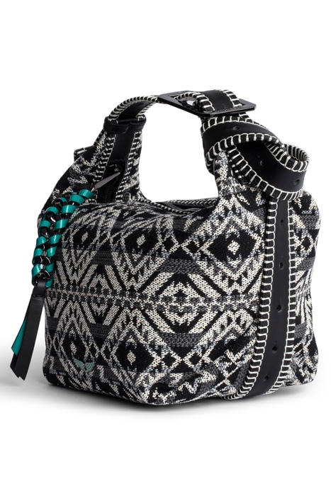 LE CECILIA FOLK JACQUARD NOIR 3