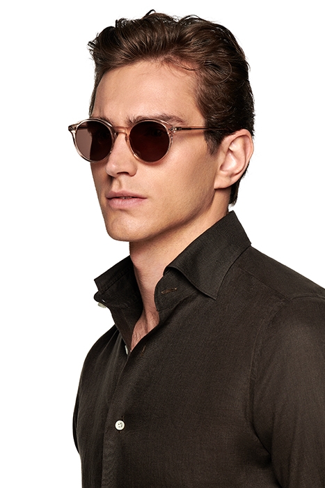 BROWN SLIM FIT SHIRT BROWN 5