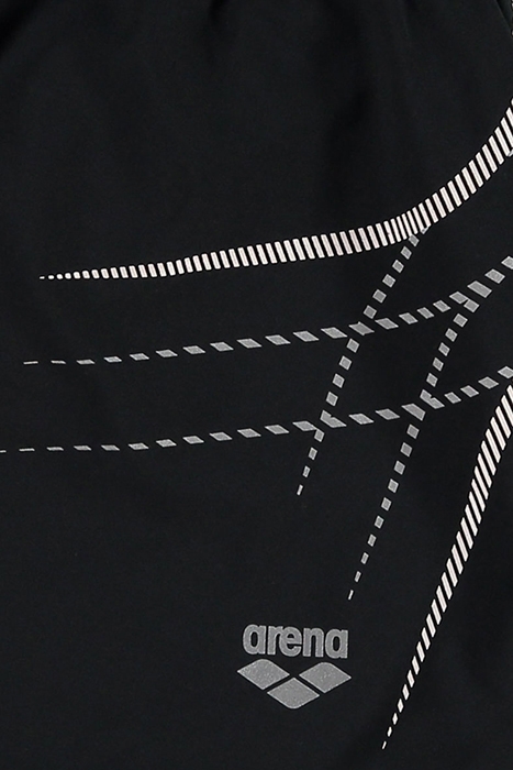 M A-ONE SIDE SPLIT SHORT BLACK UR 3