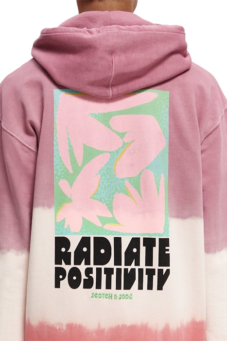 TIE-DYE ARTWORK RELAXED-FIT HOODIE COMBO D 7