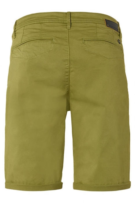 SHORT CHINO GARMENT DYED TWILL STRETCH LIGHT GREEN 5
