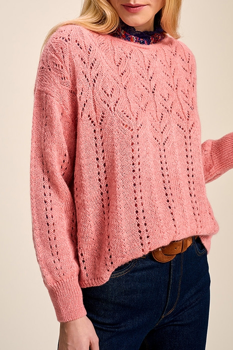 TRENT - MELBA JUMPER IN FANCY OPENWORK KNITWEAR 1