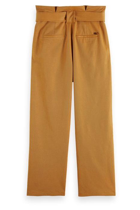 DAISY - HIGH RISE STRAIGHT LEG PAPERBAG TROUSERS CAMEL 2