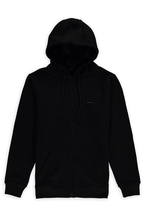 LA ZIP HOODIE BLACK 1