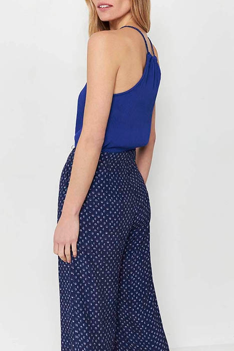 CARSON - SAPPHIRE BLUE PLEATED TOP 5