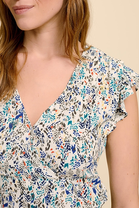 CAREL - OFF WHITE PYTHON PRINT TOP 4