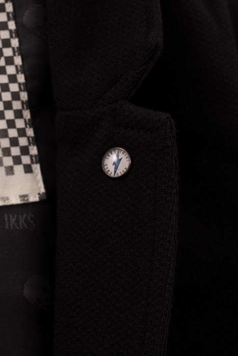 BOYS’ CHARCOAL COTTON KNIT JACKET 6