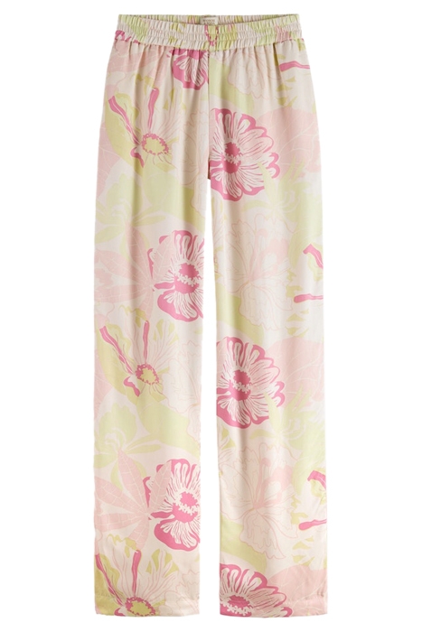 GIA - MID RISE WIDE LEG PRINTED SILKY TROUSERS VONDELFIELD B 1