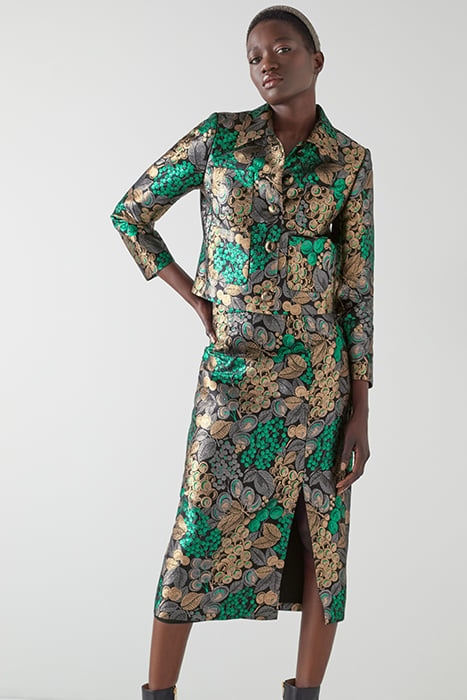 CHARLOTTE CROPPED JACKET MULTICOLOR 1