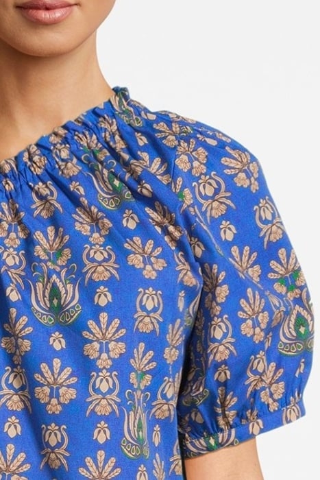 TOP ORNAMENT PRINT AZURE 5