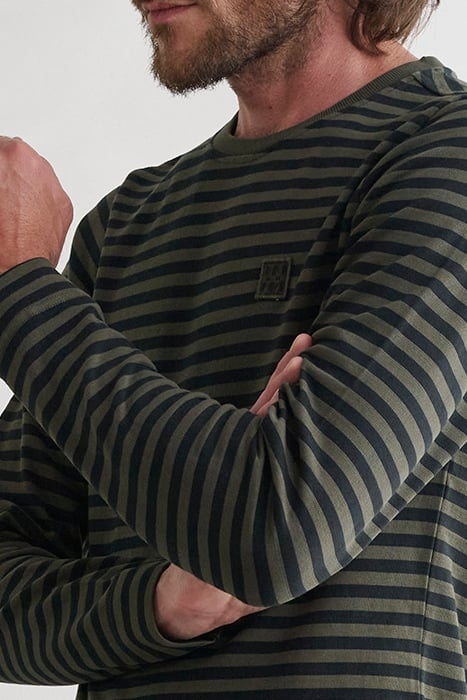 T SHIRT LM GREEN STRIPE 5