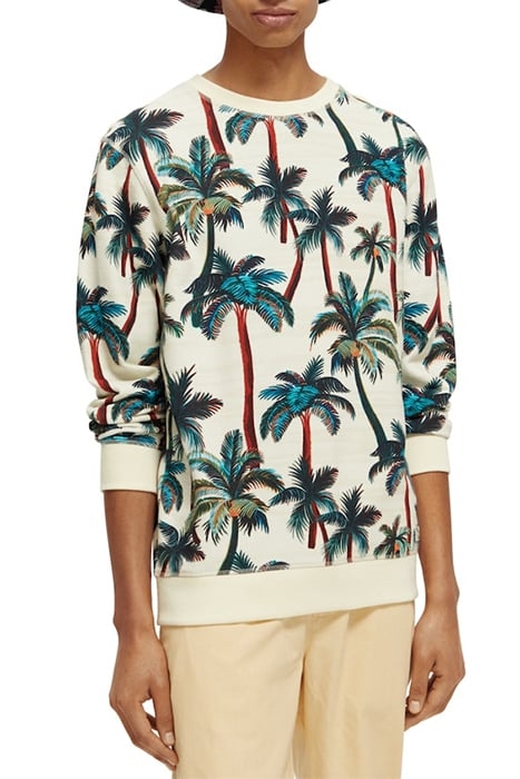 PRINTED SWEATSHIRT OFFWHITE PALMTREES AOP 3