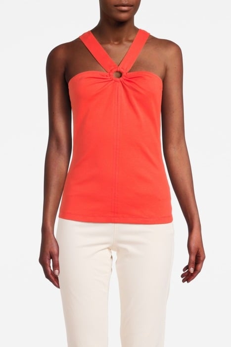 QUINTY: SINGLET INTERLOCK MANDARIN 1