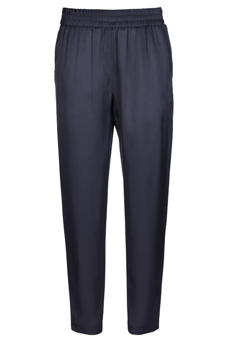 GATHER TROUSER DARK NAVY 1