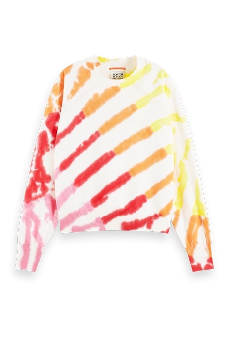 TIE DYE PULLOVER RED/YELLOW TIE DYE 1