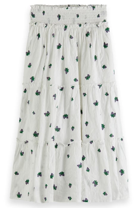 ALL-OVER PRINTED GRAPE MAXI SKIRT MINI GRAPE 1