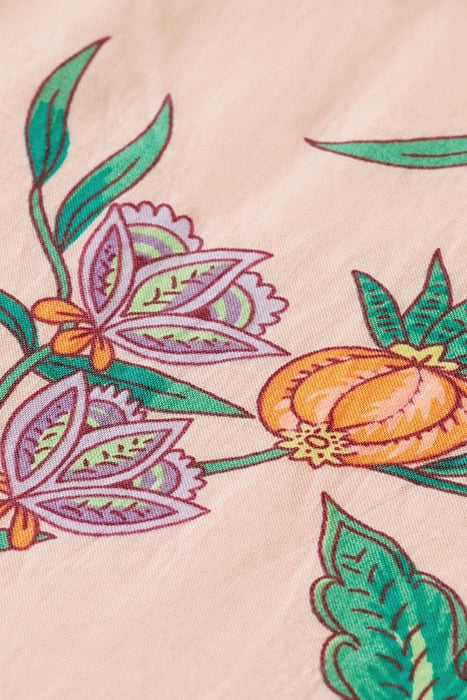 ALL-OVER PRINTED SMOCK DETAIL SKIRT FLOWER GARDEN 3