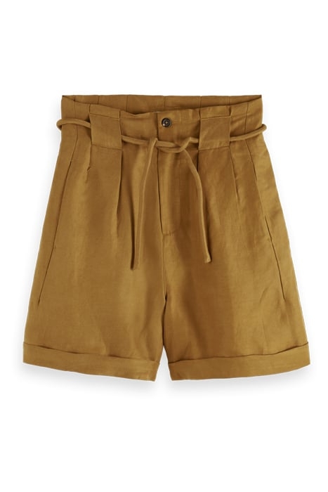 HIGH RISE BELTED SHORTS COCONUT SHELL 1