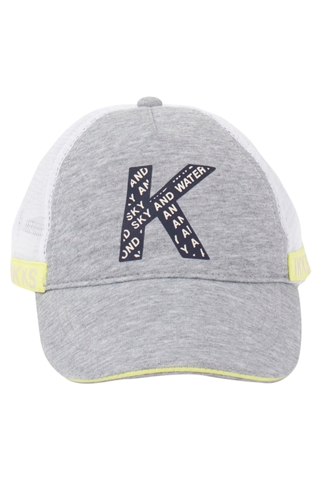 BOYS’ GREY, WHITE AND YELLOW CAP 5