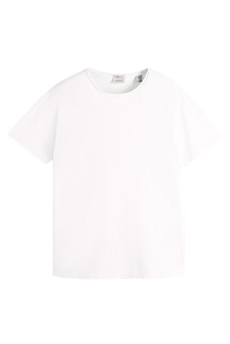 RAW-EDGE RELAXED-FIT T-SHIRT WHITE 1