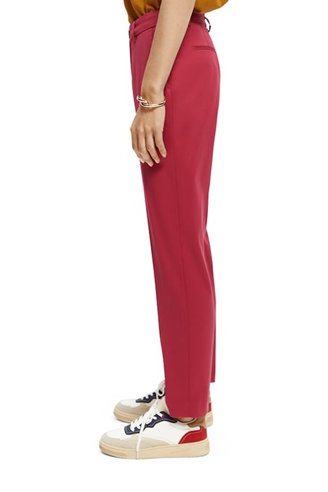 LOWRY - MID-RISE SLIM TROUSERS CHERRY PIE 4