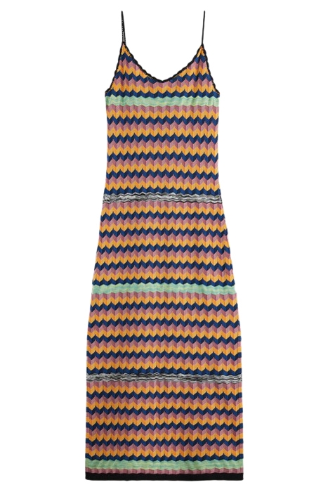 BORN TO LOVE KNITTED DRESS MULTI STRIPE 2