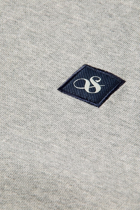 ESSENTIALS - ORGANIC COTTON FELPA CREWNECK SWEATSHIRT GREY M 3