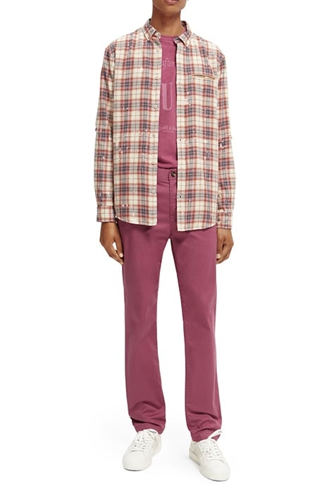 REGULAR-FIT DOUBLE-LAYERED CHECKED SHIRT COMBO A 6