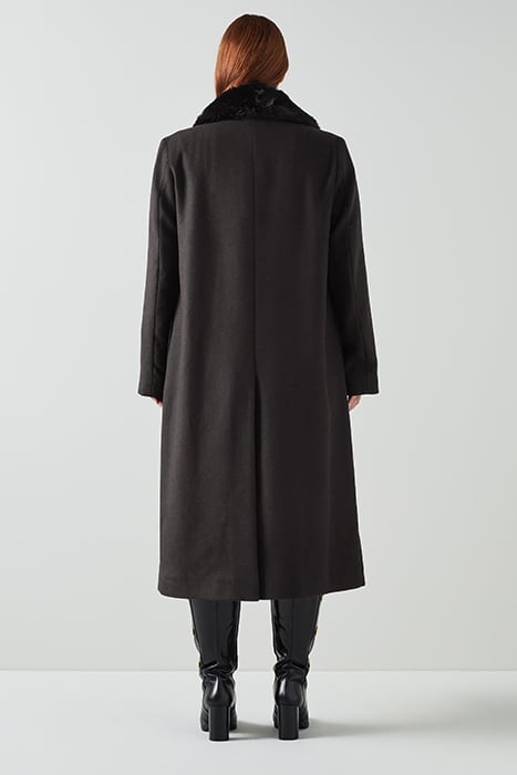 CRAWFORD DOUBLE BREASTED COAT BLACK 2