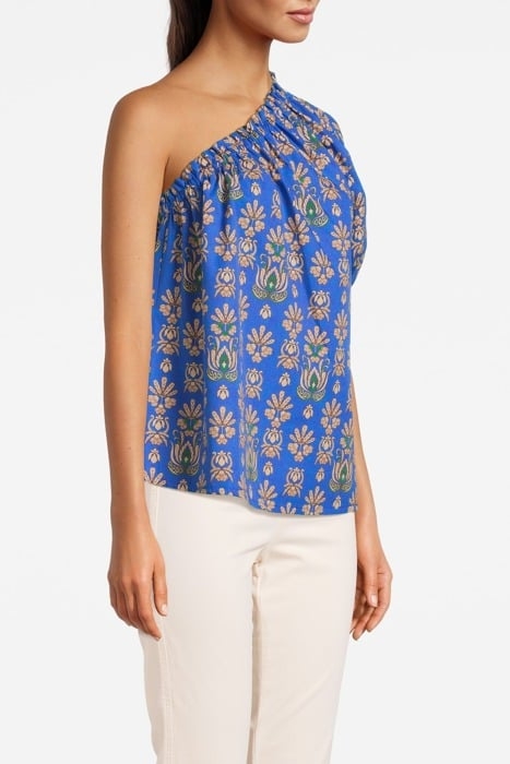 TOP ORNAMENT PRINT AZURE 4