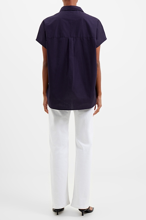 BIRCH SEERSUCKER POPOVER SHIRT MARINE 3