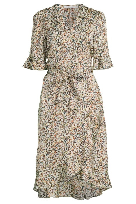 WRAP DRESS PRINTED POLYESTER MULTICOLOUR 3